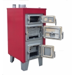 Totya S-25 A vegyestüzelésű kazán nagy ajtós